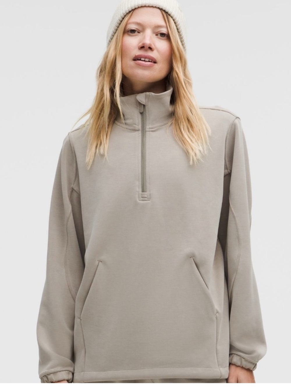 NWT Lululemon Athletica Softstreme long half zip pullover
